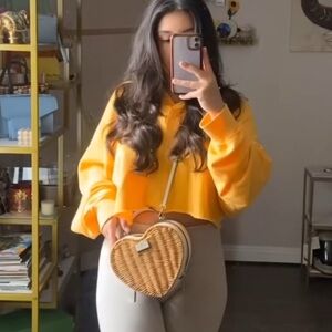 Aerie Vibrant Yellow Knit Cardigan